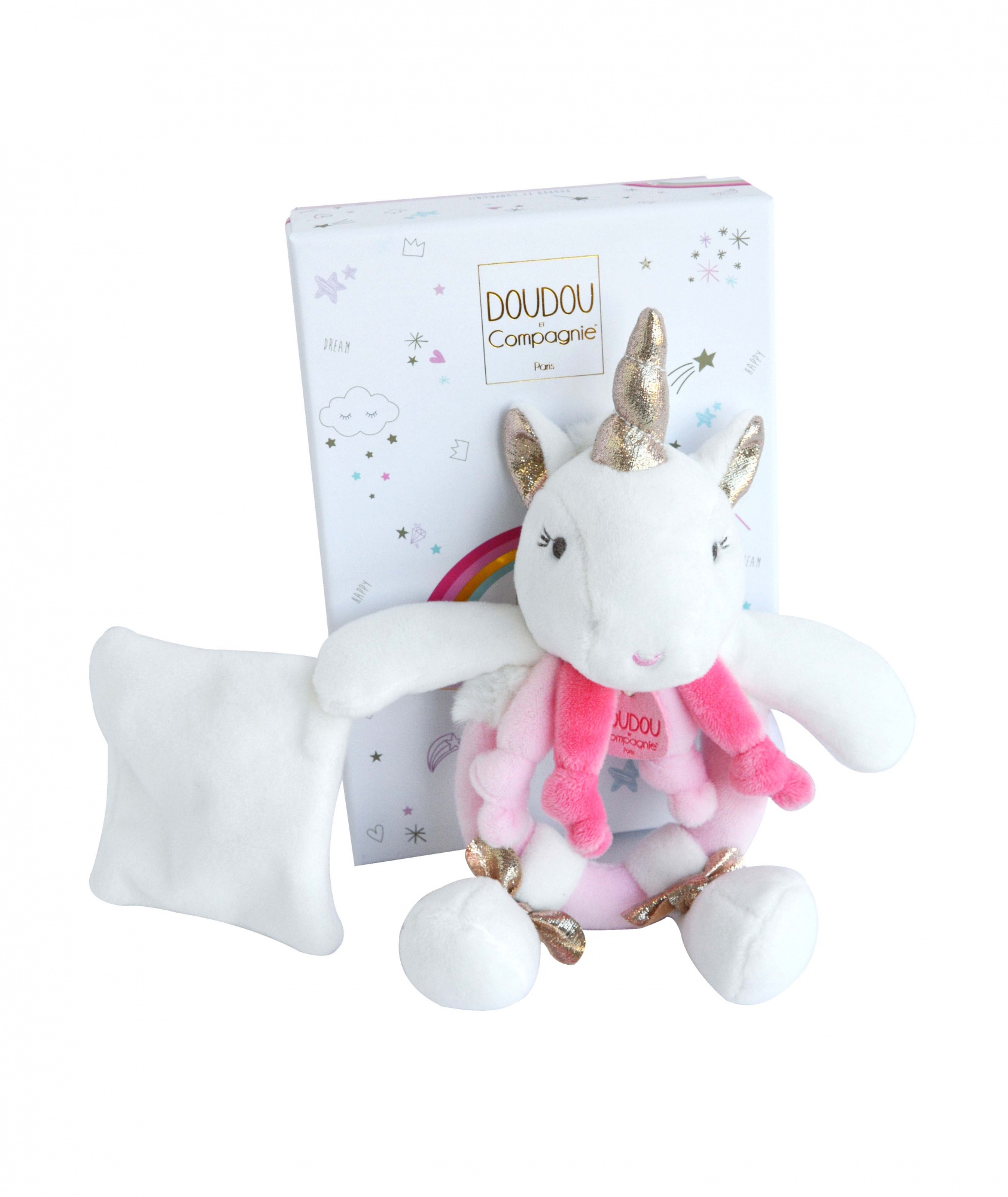 chausson doudou et compagnie licorne